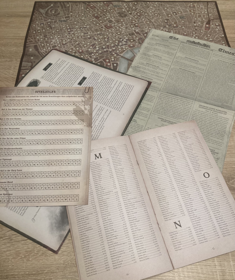 Sherlock Holmes - Beratender Detektiv: Die Baker-Street-Spezialeinheit - Inhalt & Aufbau (Fall 1) Sherlock Holmes - Beratender Detektiv: Die Baker-Street-Spezialeinheit - Inhalt & Aufbau (Fall 1)